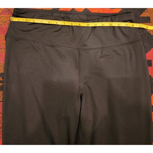 Avia Women's Black High-Waist Yoga Pants XL 16-18 Stretchy Activewear - Picture 3 of 11
